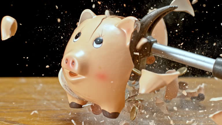 breaking the piggy bank